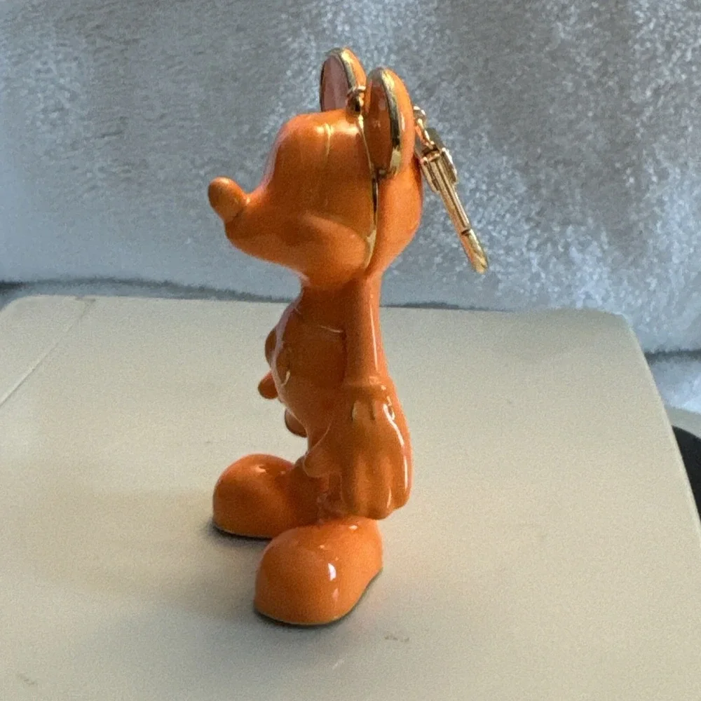 Disney x Baublebar Orange Mickey Mouse Keychain Bag Charm With Box